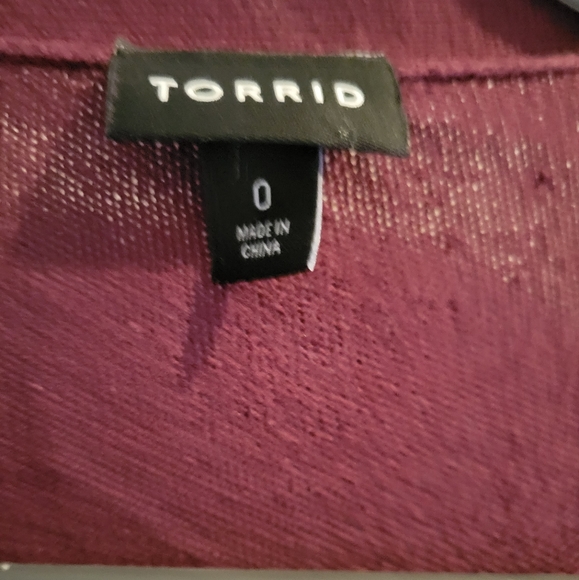 Torrid Pull Over Lace V-Neck Sweater (size 0) - Picture 5 of 5